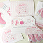 Dreamy Pink Roller skates illustrated print