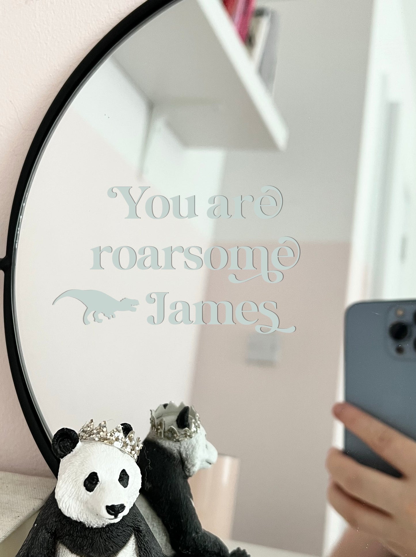 Mirror decal vinyl ✨ - personalised with any wording you would like! Motivational sticker